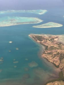 View from the twin-prop plane from Nadi to Taveuni😁