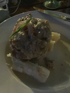 tuna, papaya, and cassava