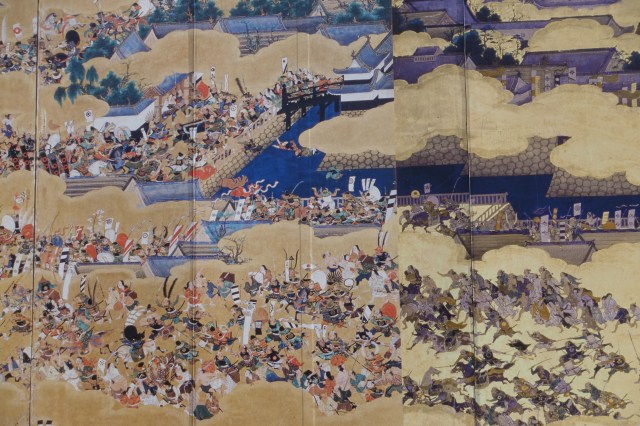 osaka castle painting