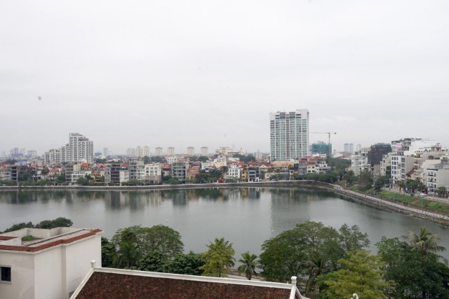 view from my FREE hotel room