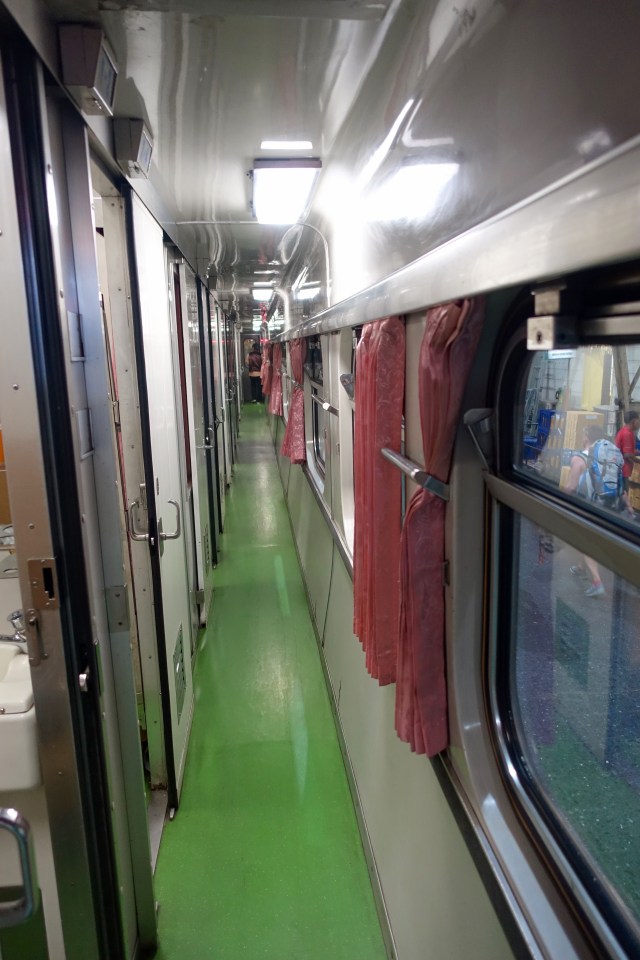 train car hallway