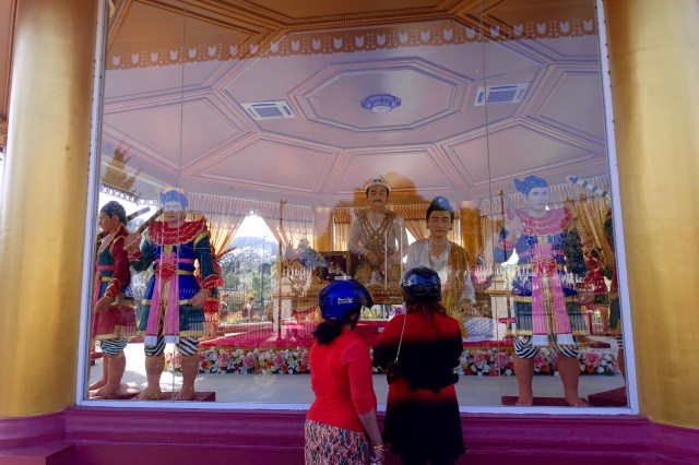 strange glass encased shrine