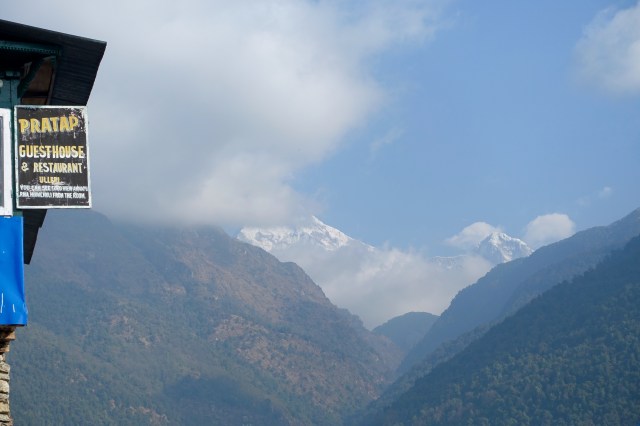 hellooo annapurna south(?) mountain!