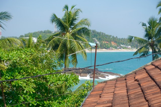 view from my $20/night room's balcony