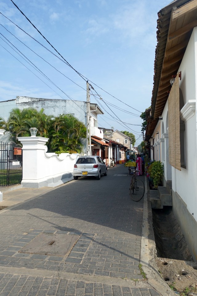 steet in Galle