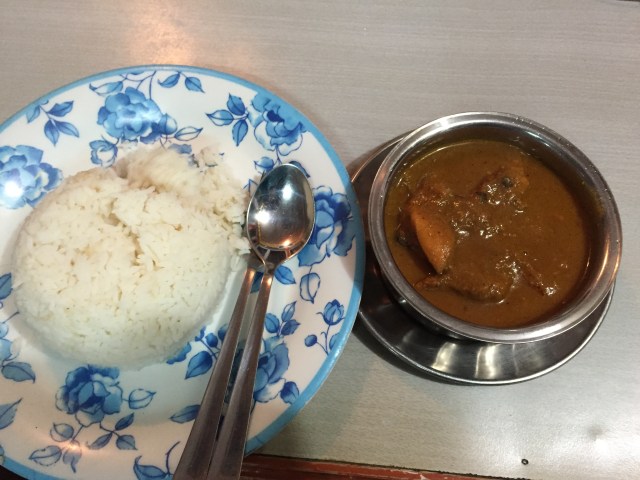 final product! chicken curry