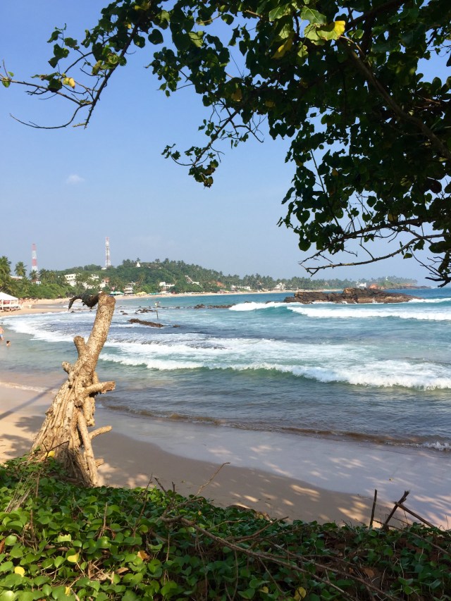 mirissa beach, by my hotel