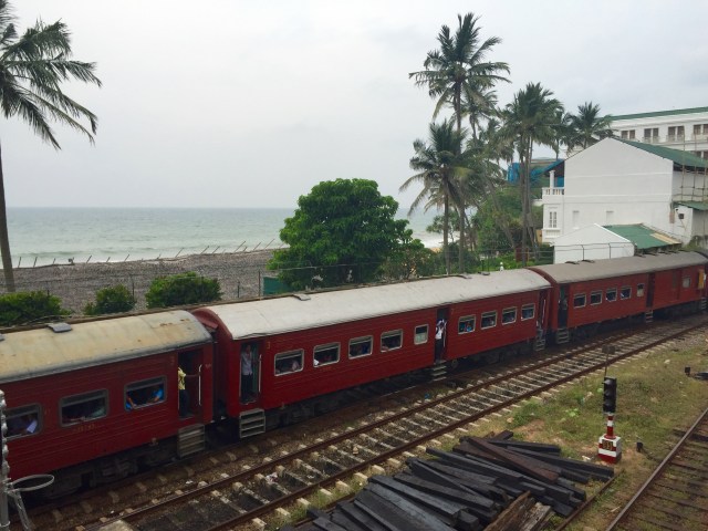 a not-so-full train, and the view!