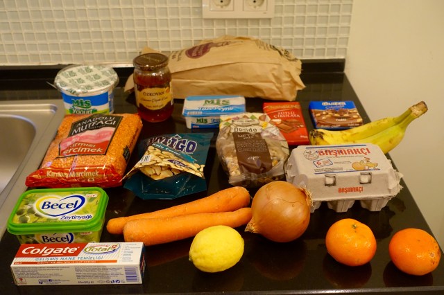 $16 from local market store