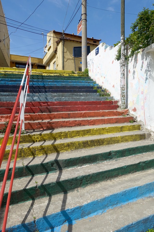 rainbow steps