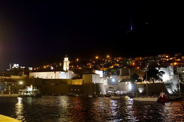 port and walls of old city