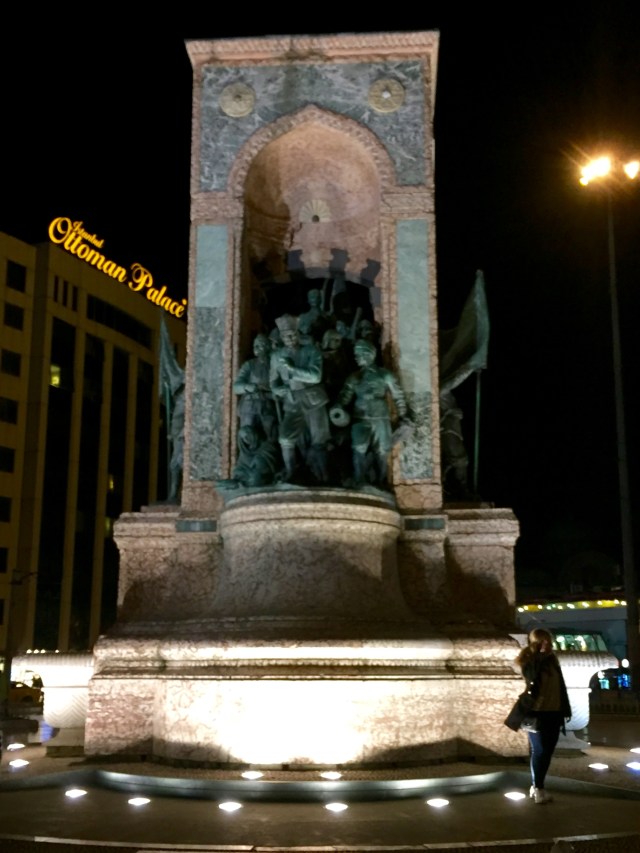 taksim square at night