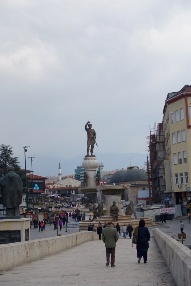 stone bridge crossing - pedestrian-only