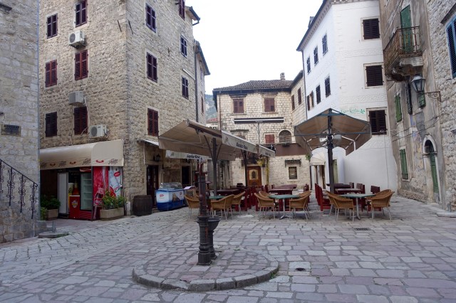 square with fountain outside hotel