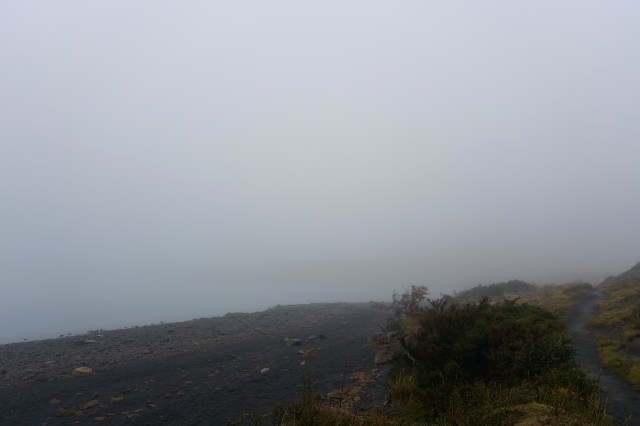 couldn't see anything