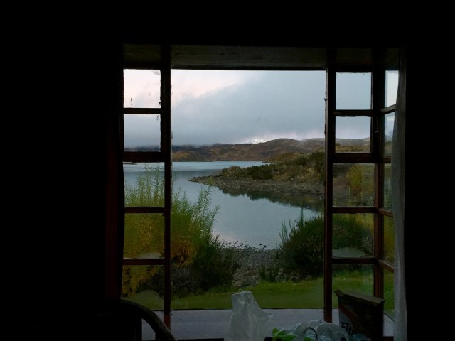 view of lake pehoe from my room